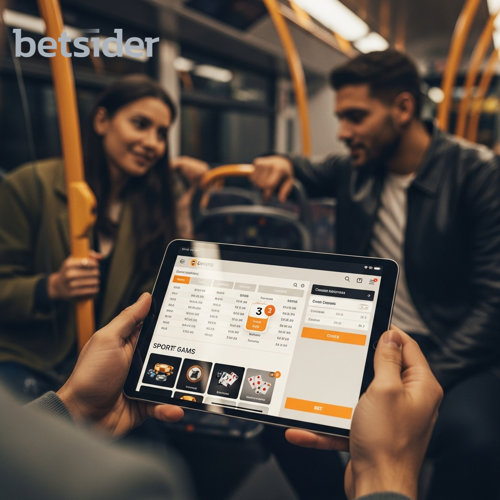 Betsider casino no telemóvel com slots e apostas